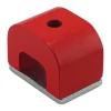 Magnet Source 1.18 in. L X .78 in. W Red Horseshoe Magnet 13 lb. pull 1 pc