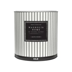 Magnolia Home by Joanna Gaines KILZ Matte Black Base 3 Acrylic Paint and Primer Indoor 1 qt. (Pack of 6)
