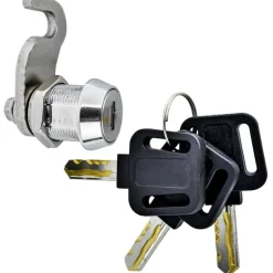 Mail Boss Package Master Modern Galvanized Steel Post Mount Black Locking Mailbox