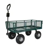 Marathon Green Marastar 4-Wheel Mesh Garden Cart 38 in. x 20 in.