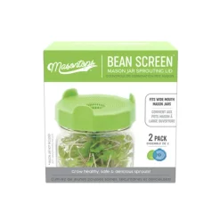 Masontops Bean Screen Wide Mouth Bean Sprout Lid 2 pk