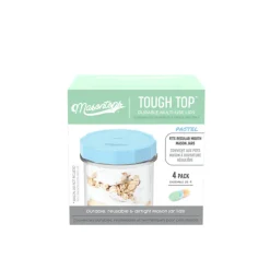 Masontops Tough Top Regular Mouth Mason Jar Lid 4 pk