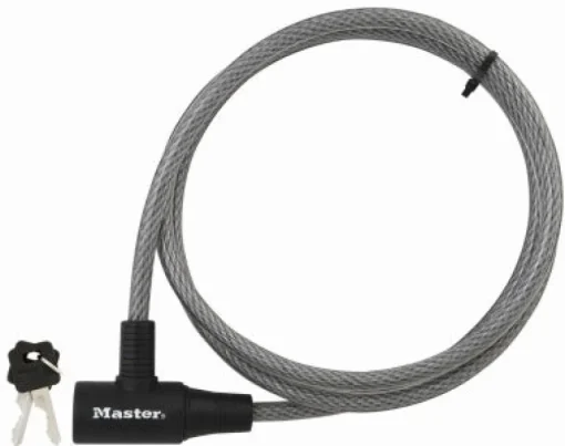Master Lock 3/8 in. D X 72 in. L Vinyl Coated Steel Locking Cable