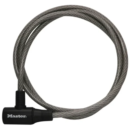 Master Lock 3/8 in. D X 72 in. L Vinyl Coated Steel Locking Cable