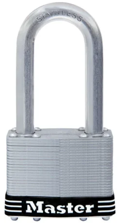 Master Lock 4.8 in. H X 2.5 in. W Stainless Steel 5-Pin Cylinder Padlock Keyed Alike