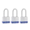 Master Lock 3-3/16 in. H X 1-9/16 in. W X 27/32 in. L Steel 4-Pin Cylinder Exterior Padlock