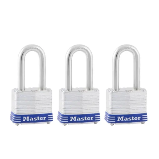 Master Lock 3-3/16 in. H X 1-9/16 in. W X 27/32 in. L Steel 4-Pin Cylinder Exterior Padlock