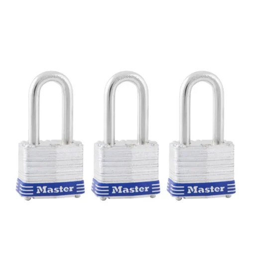 Master Lock 3-3/16 in. H X 1-9/16 in. W X 27/32 in. L Steel 4-Pin Cylinder Exterior Padlock