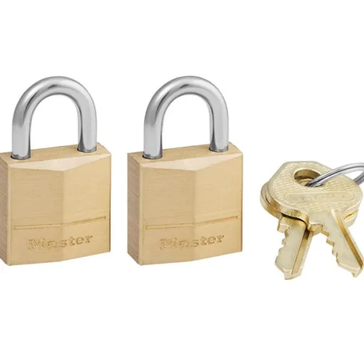 Master Lock 3/4 in. H X 7/16 in. W X 3/4 in. L Brass Pin Cylinder Exterior Padlock