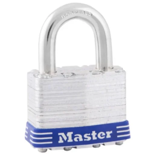 Master Lock 1-5/16 in. H X 1 in. W X 1-3/4 in. L Laminated Steel Ball Bearing Locking Exterior Padlo