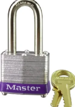 Master Lock 1-5/16 in. H X 1-5/8 in. W X 1-9/16 in. L Laminated Steel Double Locking Exterior Padloc