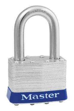 Master Lock 1-1/2 in. H X 2 in. W Steel Pin Tumbler Exterior Padlock