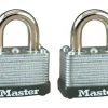 Master Lock 15/16 in. H X 13/16 in. W X 1-1/2 in. L Steel Warded Locking Warded Padlock