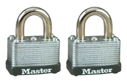 Master Lock 15/16 in. H X 13/16 in. W X 1-1/2 in. L Steel Warded Locking Warded Padlock