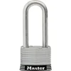 Master Lock 4-3/8 in. H X 2 in. W Laminated Steel 4-Pin Tumbler Weather-Resistant Padlock