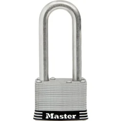 Master Lock 4-3/8 in. H X 2 in. W Laminated Steel 4-Pin Tumbler Weather-Resistant Padlock