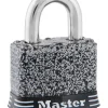 Master Lock 1-5/16 in. H X 1 in. W X 1-9/16 in. L Steel Double Locking Weather-Resistant Padlock