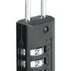 Master Lock 2.18 in. H X 13/16 in. W Steel 3-Dial Combination Luggage Lock