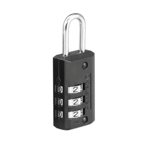 Master Lock 2.18 in. H X 13/16 in. W Steel 3-Dial Combination Luggage Lock