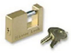 Master Lock 1.06 in. H X 3.14 in. W X 6.76 in. L Brass Pin Tumbler Padlock