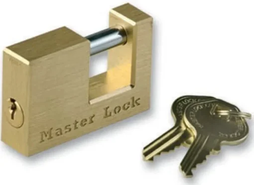 Master Lock 1.06 in. H X 3.14 in. W X 6.76 in. L Brass Pin Tumbler Padlock
