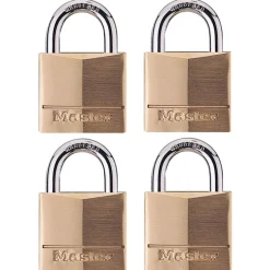 Master Lock 1-9/16 in. W Steel 4-Pin Cylinder Exterior Padlock