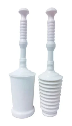 Master Plunger Toilet Plunger with Holder 18-1/2 in. L x 3 in. Dia.