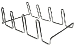 Masterbuilt Silver Chrome Plated Dishwasher Safe Rib Rack 7.5 L x 11.4 W in.