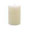 Matchless Darice Ivory Vanilla Honey Scent Pillar Flameless Flickering Candle 5.5 in. H x 3.5 in. Dia. (Pack of 4)