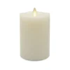 Matchless Darice Ivory Vanilla Honey Scent Pillar Flameless Flickering Candle 4.5 in. H x 3 in. Dia. (Pack of 2)