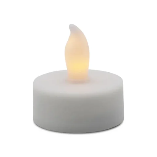 Matchless Darice White Unscented Scent Tealight Flameless Flickering Candle