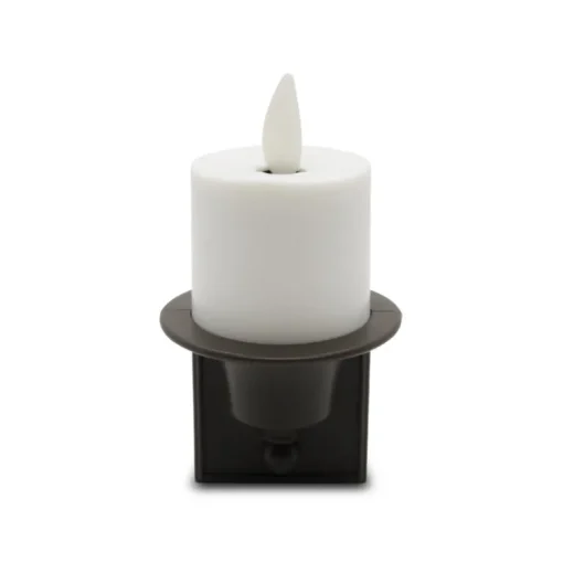 Matchless Darice White Unscented Scent Nightlight Flameless Flickering Candle 3 in. H (Pack of 4)