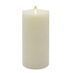 Matchless Ivory Vanilla Honey Scent Pillar Flameless Flickering Candle 7.5 in. H x 3.5 in. Dia. (Pack of 4)