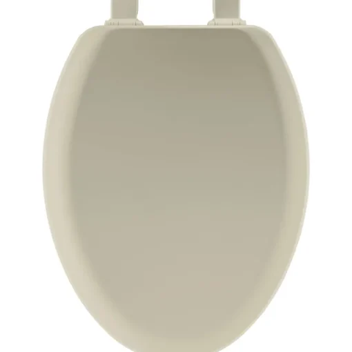Mayfair by Bemis Cameron Elongated Bone Enameled Wood Toilet Seat
