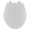 Mayfair by Bemis Caswell Slow Close Round White Plastic Toilet Seat