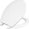 Mayfair by Bemis Round White Plastic Toilet Seat