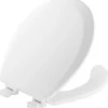 Mayfair by Bemis Round White Enameled Wood Toilet Seat
