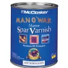 Mccloskey 80-6537 Qt 1 Quart Semi-Gloss Man O' War® Marine Spar Varnish Low Voc (Case Of 4)