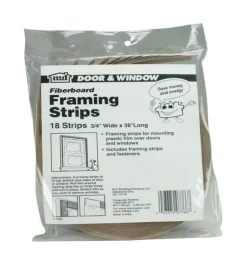 M-D Brown Fiber Framing Strips For Door and Window 36 in. L X 3/4 in.