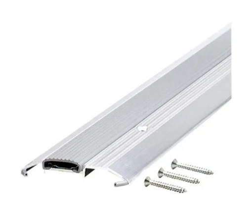 M-D Building Products 5 in. W x 72 in. L Bronze Aluminum Fluted Saddle Threshold