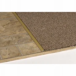 M-D BUILDING PRODUCTS 0.5 in. H X 1.375 in. W X 72 in. L Satin Brass Aluminum Carpet Gripper