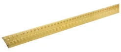 M-D BUILDING PRODUCTS 0.5 in. H X 1.375 in. W X 72 in. L Satin Brass Aluminum Carpet Gripper