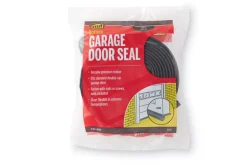 M-D BUILDING PRODUCTS Black Rubber Door Set Seal For Garage Doors 192 in. L X 1 in.