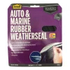 M-D BUILDING PRODUCTS Black Rubber Weatherstrip For Auto and Marine 204 in. L X 0.31 in.