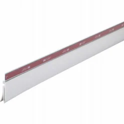 M-D BUILDING PRODUCTS CINCH White Aluminum/Vinyl Weatherstrip For Doors 36 in. L X 2 in.