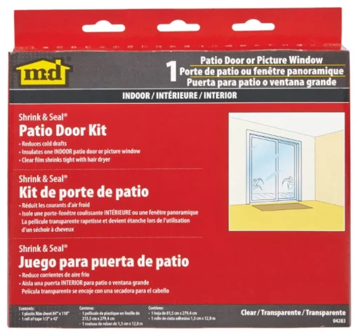 M-D BUILDING PRODUCTS Clear Indoor Insulation Kit 88 in. W X 110 in. L
