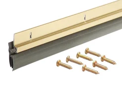 M-D BUILDING PRODUCTS Gold Aluminum/Vinyl Sweep For Doors 36 in. L X 1.38 in.