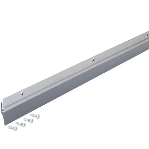 M-D BUILDING PRODUCTS Silver Aluminum Sweep For Doors 36 in. L X 1.38 in.