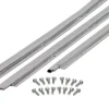 M-D BUILDING PRODUCTS Silver Aluminum/Vinyl Weatherstrip For Door Jambs 84 in. L X 0.25 in.