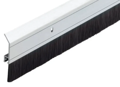 M-D Building Products Silver/Brown Vinyl Door Bottom Brush Sweep 36 L x 2-1/4 Thick in.